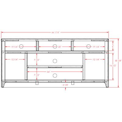 Legends Furniture Urban Loft TV Stand UL1209.MOC IMAGE 3