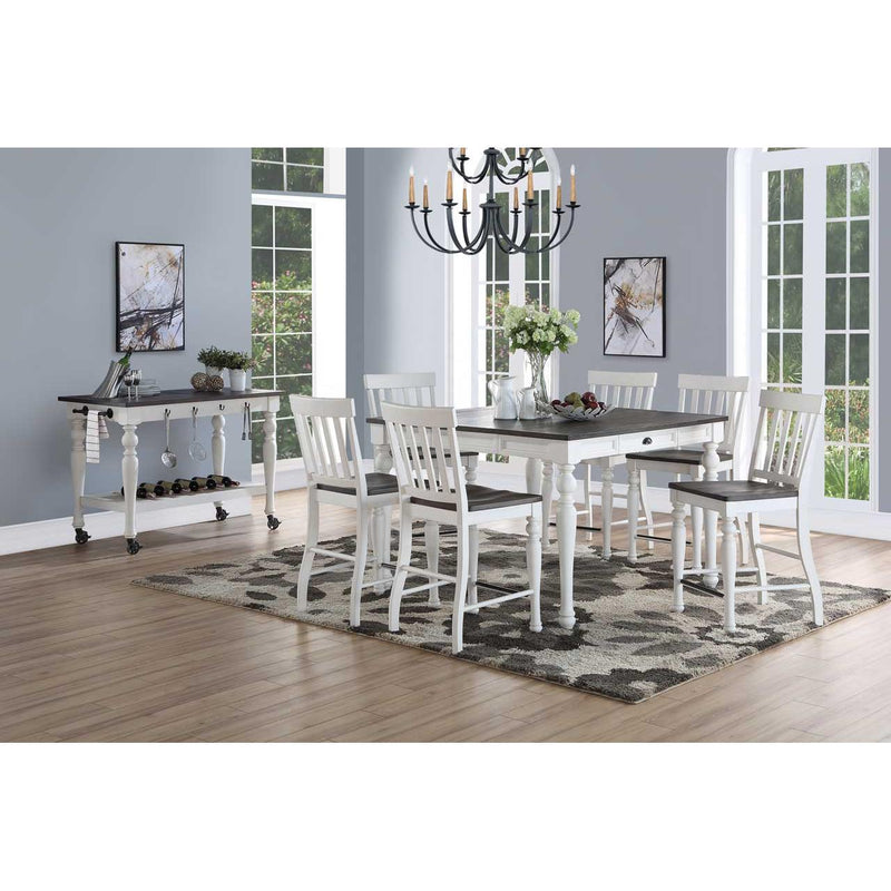 Steve Silver Furniture Joanna 7 pc Counter Height Dining Set IMAGE 2