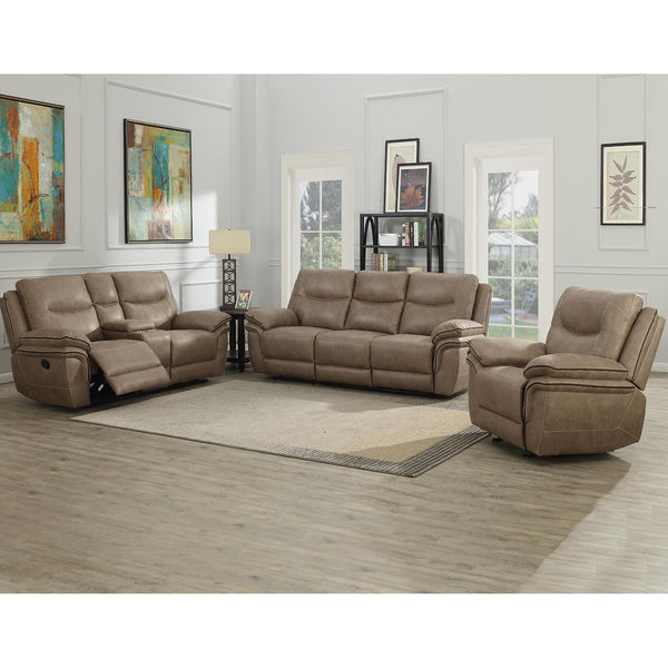 Steve Silver Furniture Isabella IS850 3 pc Reclining Living Room Set - Sand IMAGE 1