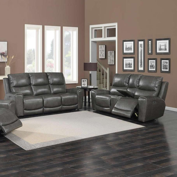 Steve Silver Furniture Laurel LL950 2 pc Power Reclining Living Room Set - Grey IMAGE 1