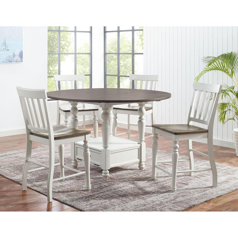 Steve Silver Furniture Joanna 5 pc Drop-Leaf Counter Dining Set IMAGE 1