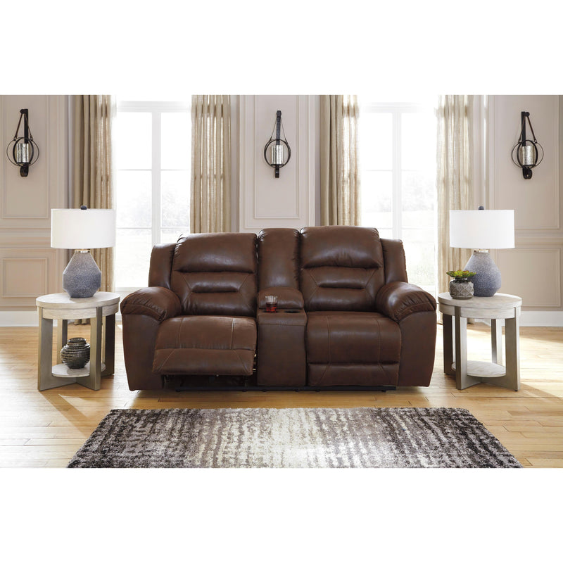 Signature Design by Ashley Stoneland 39904U4 3 pc Reclining Living Room Set IMAGE 3