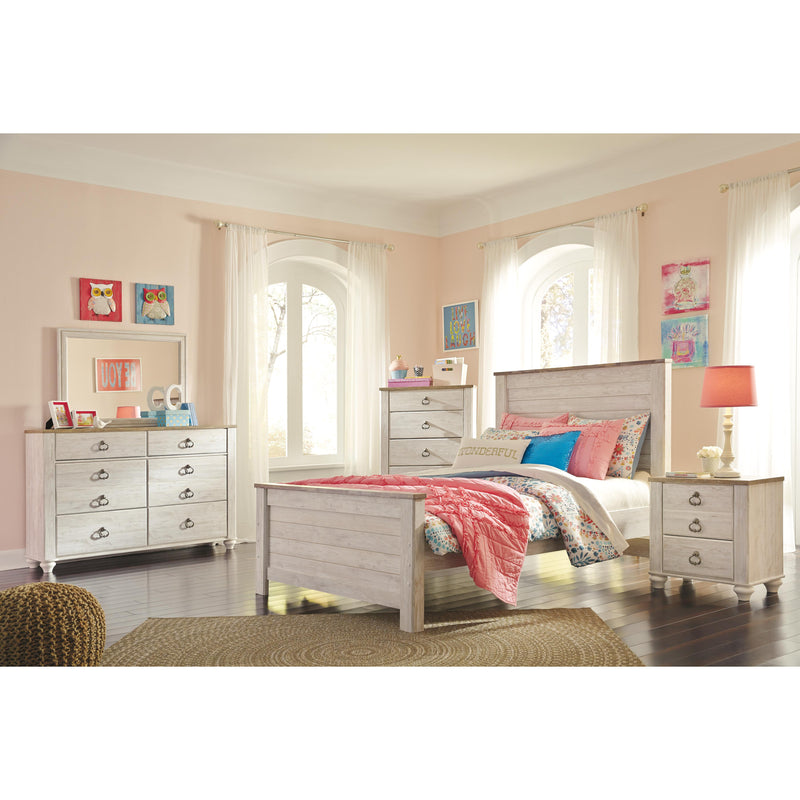 Signature Design by Ashley Willowton B267 7 pc Full Panel Bedroom Set IMAGE 1