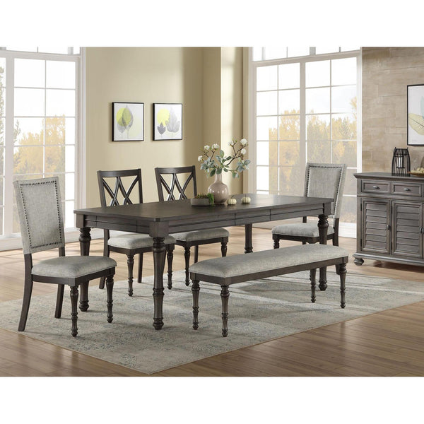 Steve Silver Furniture Linnett LT5 6 pc Dining Set IMAGE 1