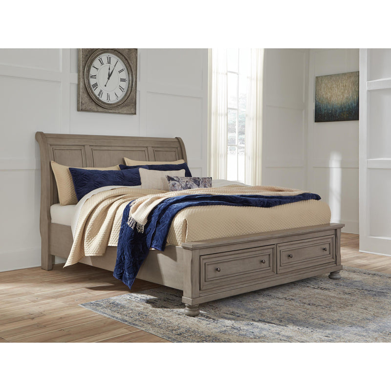 Signature Design by Ashley Lettner B733 7 pc King Sleigh Storage Bedroom Set IMAGE 2