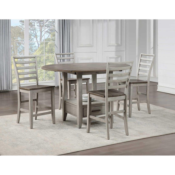 Steve Silver Furniture Abacus 5 pc Counter Height Dining Set IMAGE 1