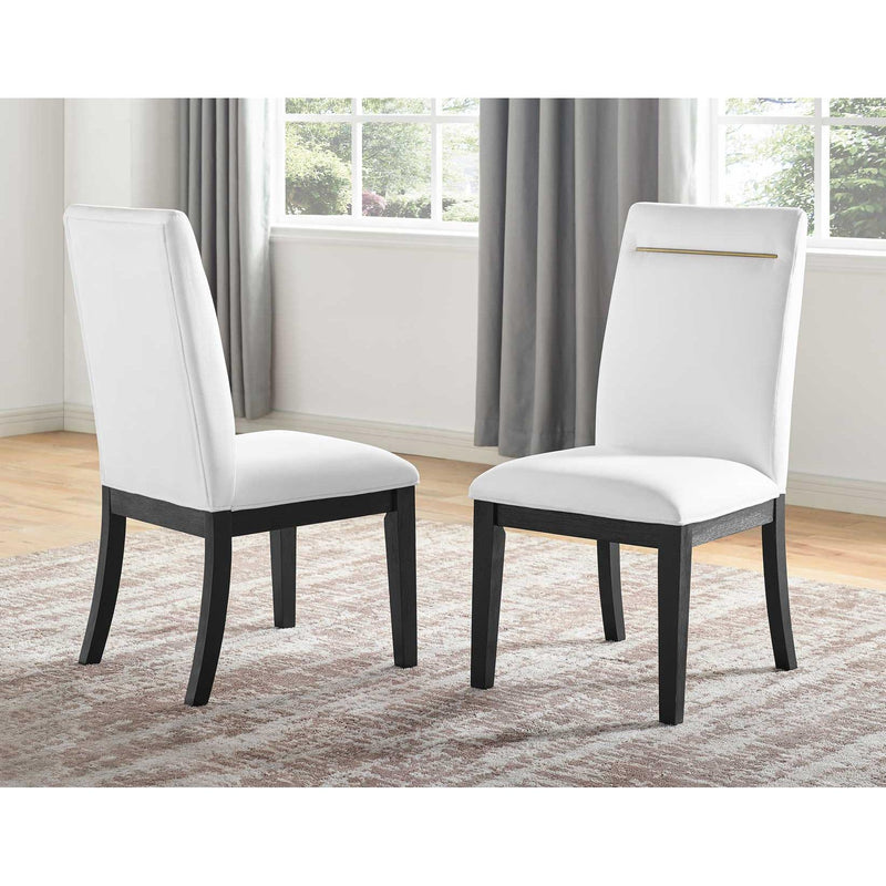 Steve Silver Furniture Yves YS500 7 pc Dining Set - White IMAGE 3