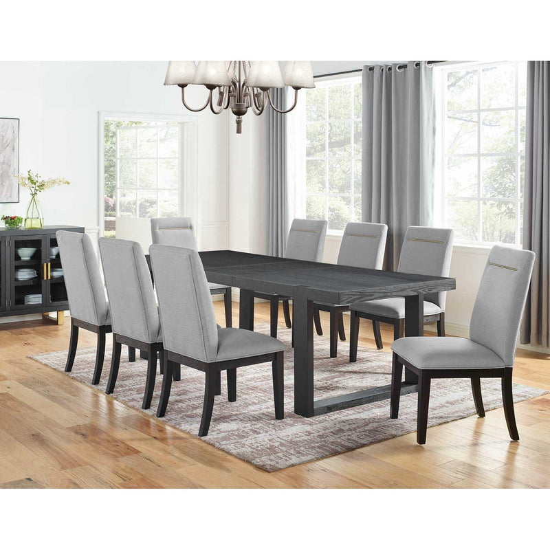 Steve Silver Furniture Yves YS500 9 pc Dining Set - Grey IMAGE 1