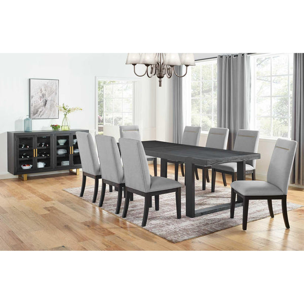 Steve Silver Furniture Yves YS500 8 pc Dining Set - Grey IMAGE 1