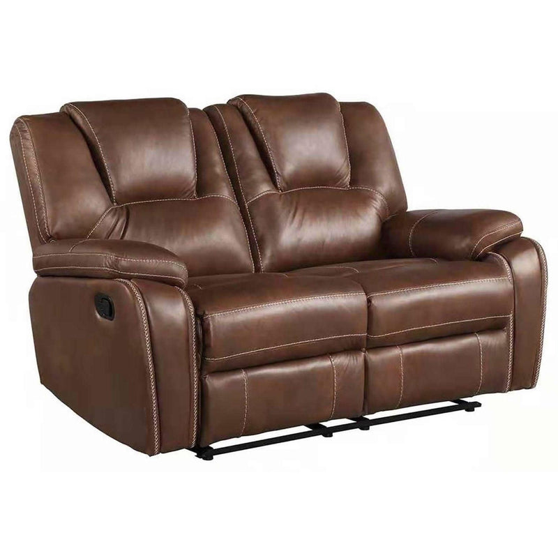 Steve Silver Furniture Katrine KT800 3 pc Reclining Living Room Set - Chestnut Brown IMAGE 3