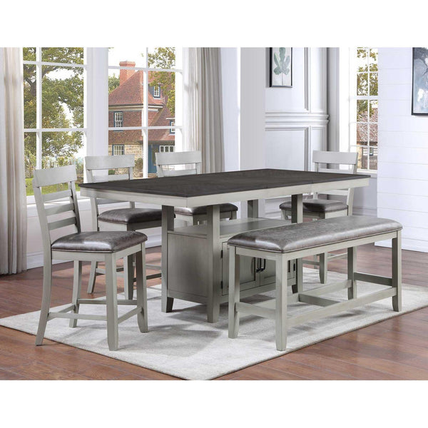 Steve Silver Furniture Hyland HY500 6 pc Counter Height Dining Set IMAGE 1