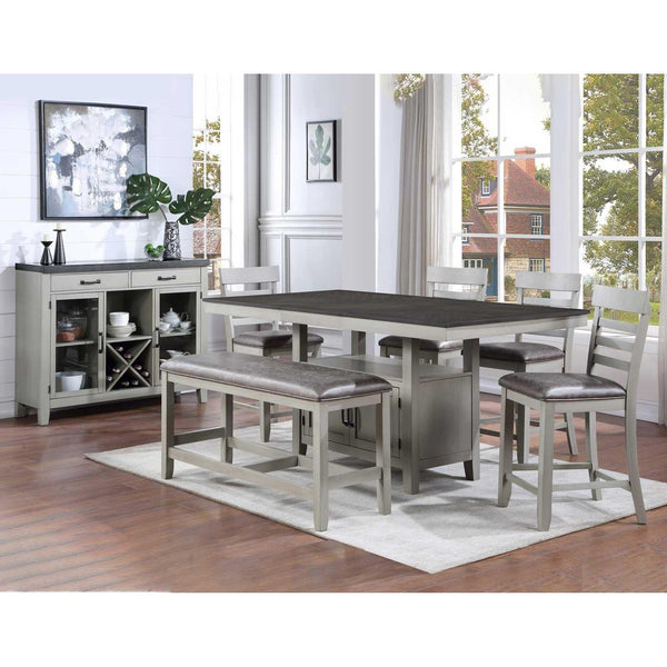 Steve Silver Furniture Hyland HY500 7 pc Counter Height Dining Set IMAGE 1