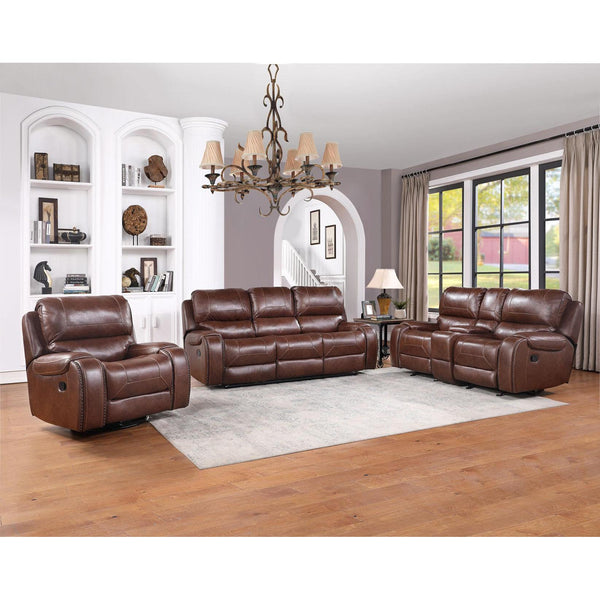 Steve Silver Furniture Keily KE800 3 pc Reclining Living Room Set - Brown IMAGE 1