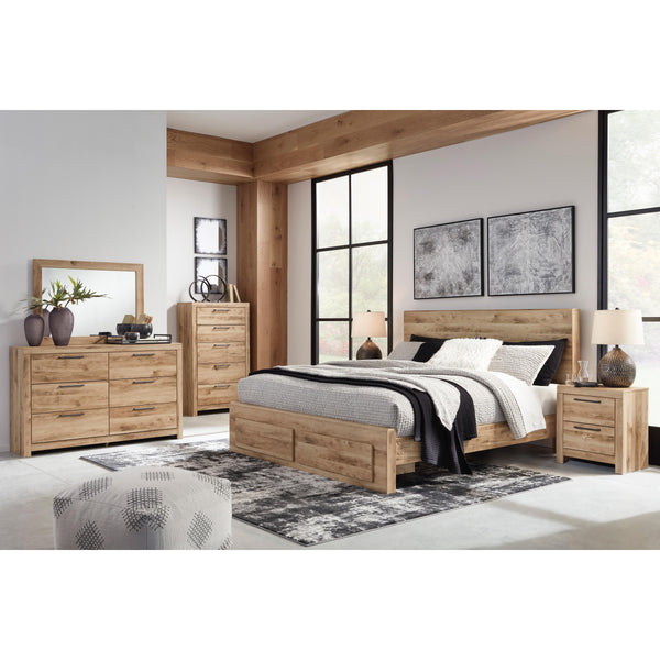 Signature Design by Ashley Hyanna B1050B16 6 pc King Platform Storage Bedroom Set IMAGE 1