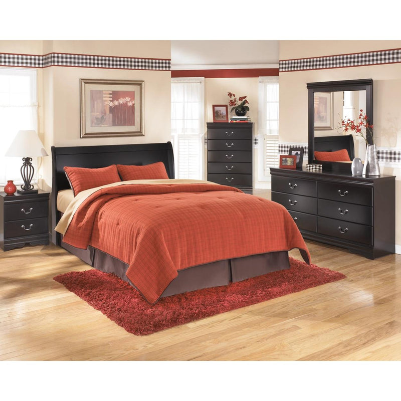 Signature Design by Ashley Huey Vineyard B128B21 5 pc Queen Sleigh Bedroom Set IMAGE 1