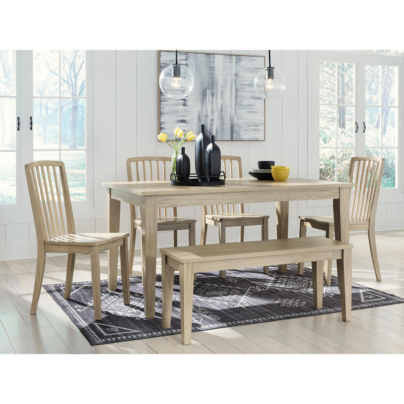 Signature Design by Ashley Gleanville D511 6 pc Dining Set IMAGE 1