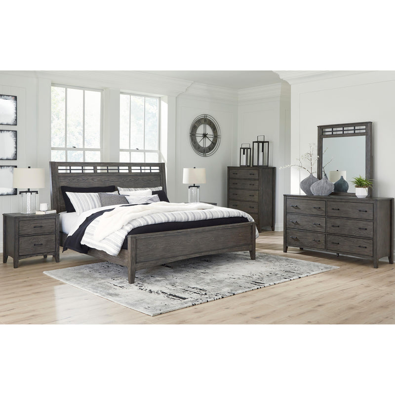 Signature Design by Ashley Montillan B651 8 pc King Panel Bedroom Set IMAGE 1