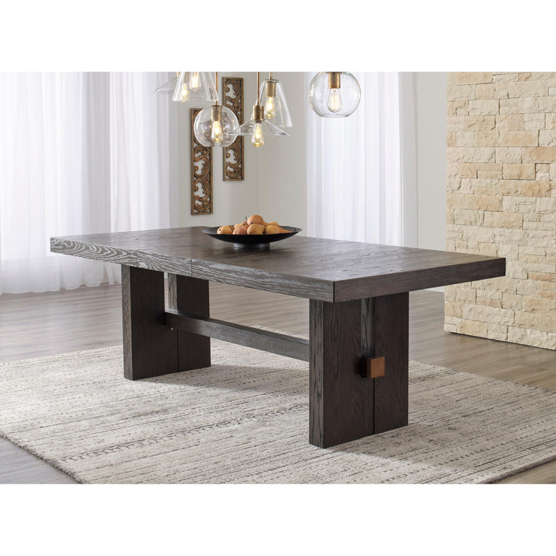 Signature Design by Ashley Burkhaus D984 8 pc Dining Set IMAGE 2