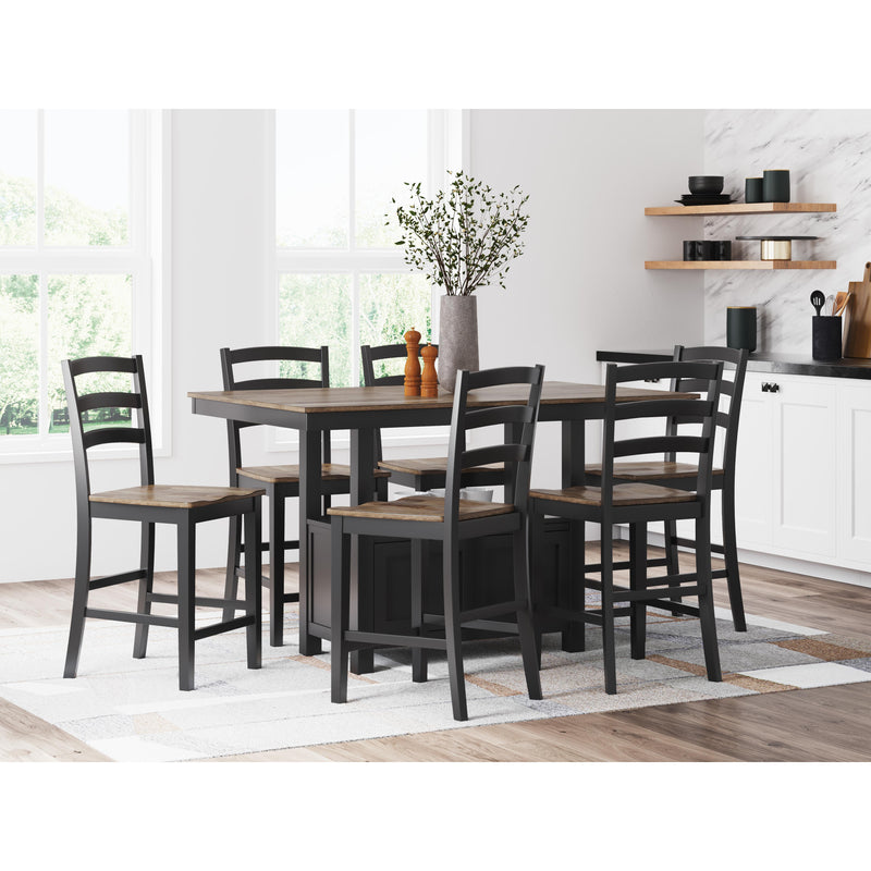 Signature Design by Ashley Wildenauer D634 7 pc Counter Height Dining Set IMAGE 1