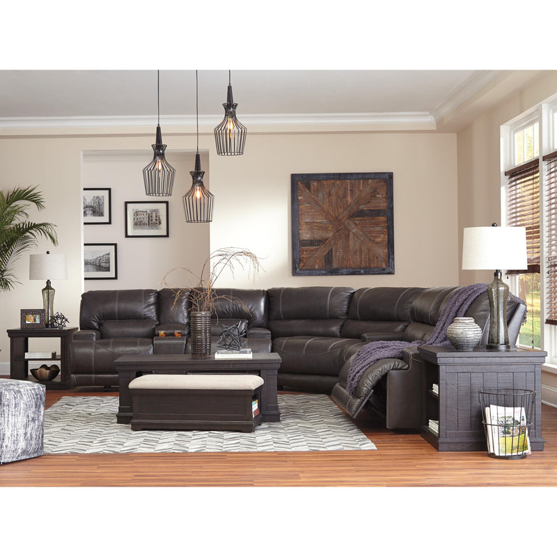 Signature Design by Ashley McCaskill Reclining Leather Match Sofa U6090081 IMAGE 10