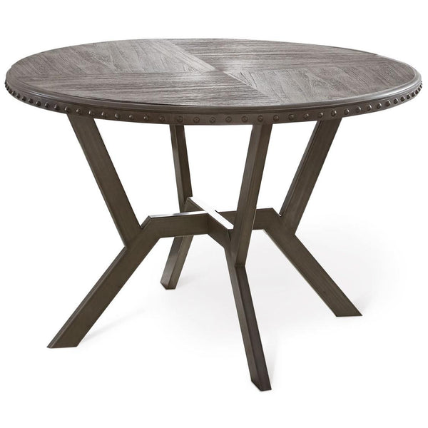 Steve Silver Furniture Round Alamo Dining Table with Pedestal Base AL450T IMAGE 1