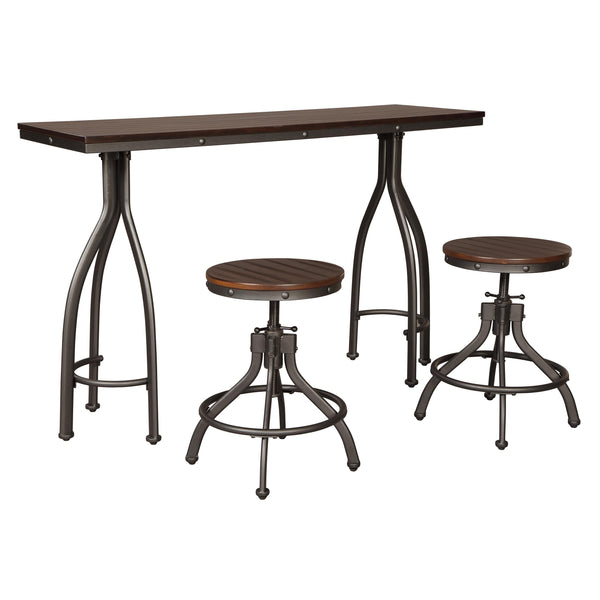 Signature Design by Ashley Odium 3 pc Dinette D284-113 IMAGE 1