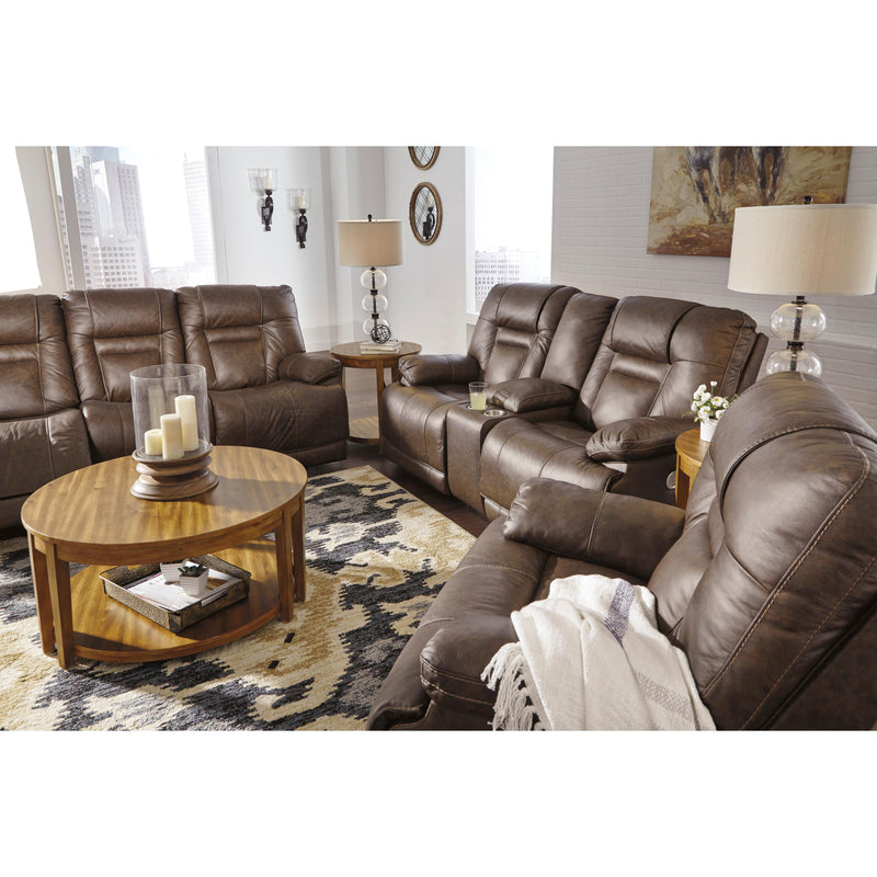 Signature Design by Ashley Wurstrow Power Reclining Leather Match Loveseat U5460318 IMAGE 10