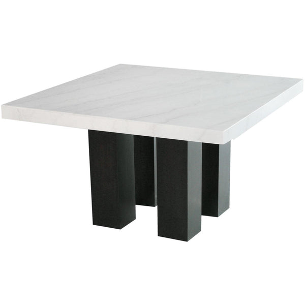 Steve Silver Furniture Square Camila Counter Height Dining Table with Marble Top CM540PB/CM540PT IMAGE 1