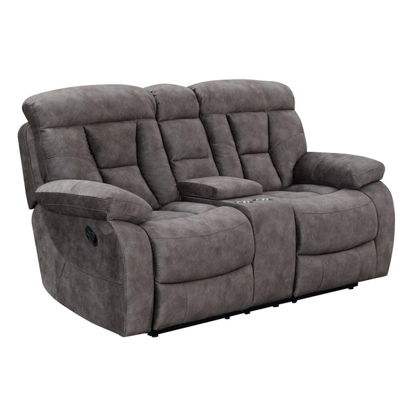 Steve Silver Furniture Bogata Reclining Fabric Loveseat with Console BG850CL IMAGE 1