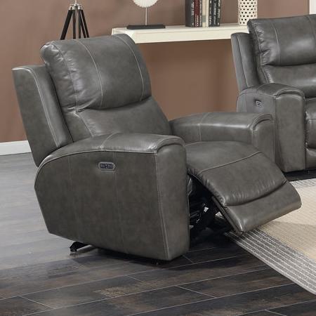 Steve Silver Furniture Laurel Power Leather Recliner LL950CG IMAGE 2