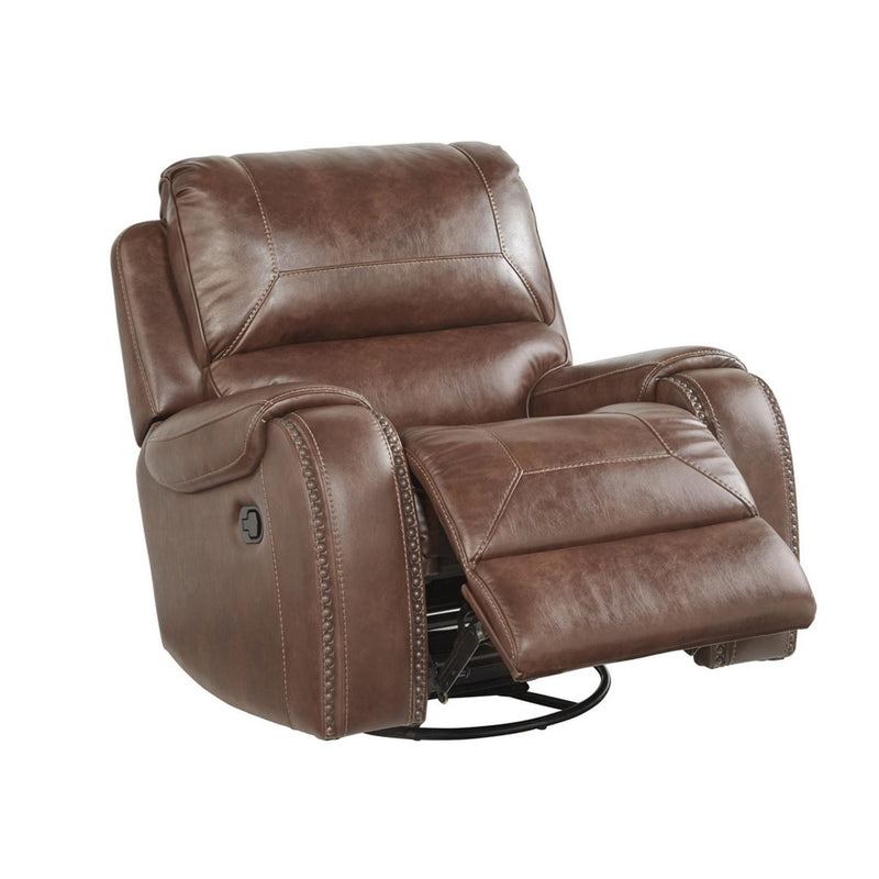 Steve Silver Furniture Keily Swivel Glider Rocker Leather Look Recliner KE800C IMAGE 1