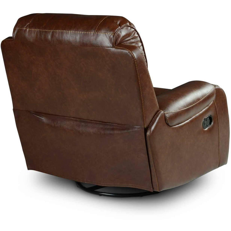 Steve Silver Furniture Keily Swivel Glider Rocker Leather Look Recliner KE800C IMAGE 9