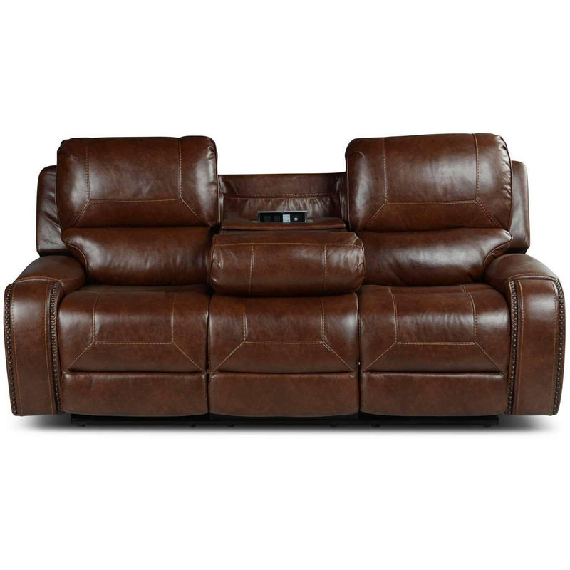 Steve Silver Furniture Keily Reclining Leather Look Sofa KE800S IMAGE 2