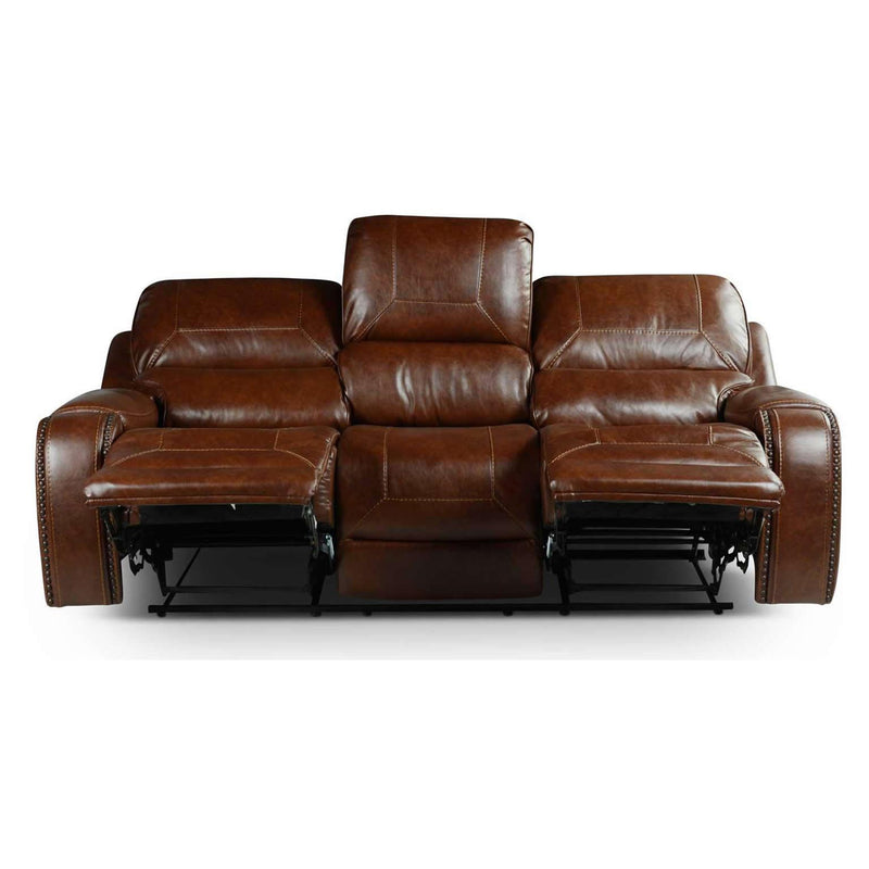 Steve Silver Furniture Keily Reclining Leather Look Sofa KE800S IMAGE 4