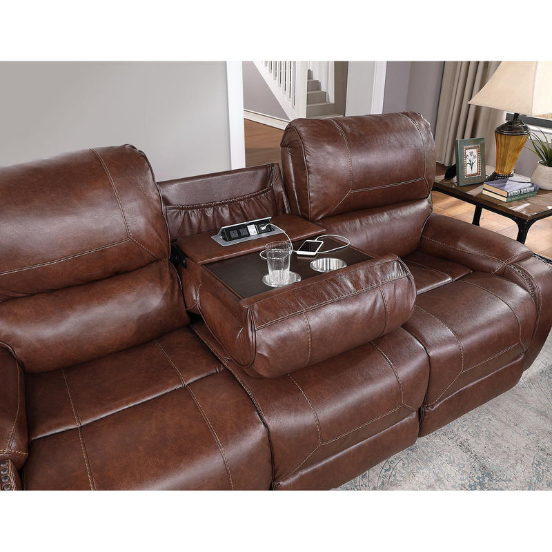 Steve Silver Furniture Keily Reclining Leather Look Sofa KE800S IMAGE 9