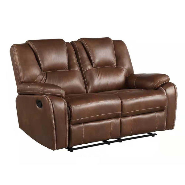 Steve Silver Furniture Katrine Reclining Leather Look Loveseat KT800LB IMAGE 1