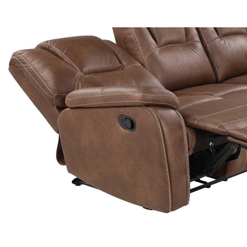 Steve Silver Furniture Katrine Reclining Leather Look Loveseat KT800LB IMAGE 6