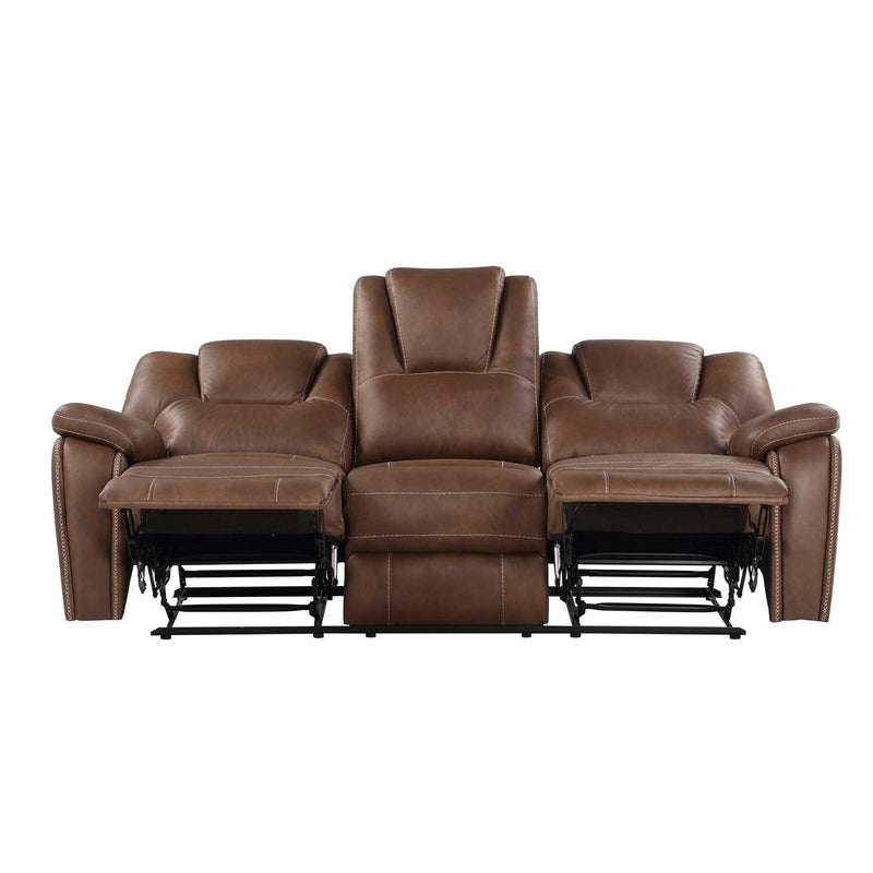 Steve Silver Furniture Katrine Reclining Leather Look Sofa KT800SB IMAGE 2