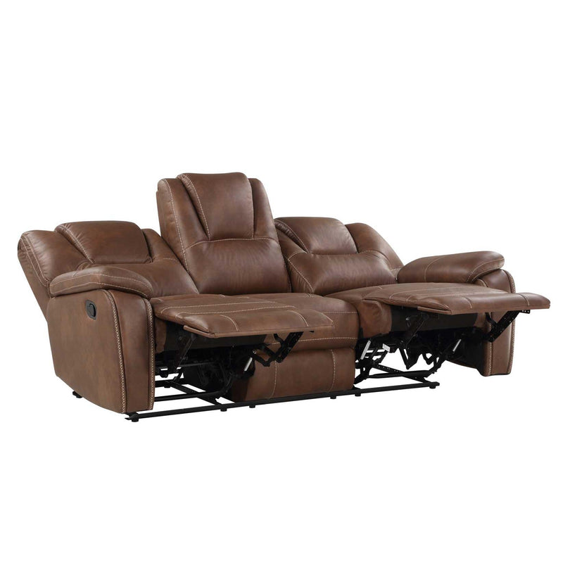 Steve Silver Furniture Katrine Reclining Leather Look Sofa KT800SB IMAGE 3