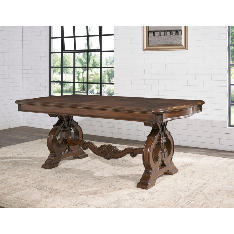 Steve Silver Furniture Royale Dining Table with Trestle Base RY500T/RY500TB IMAGE 5