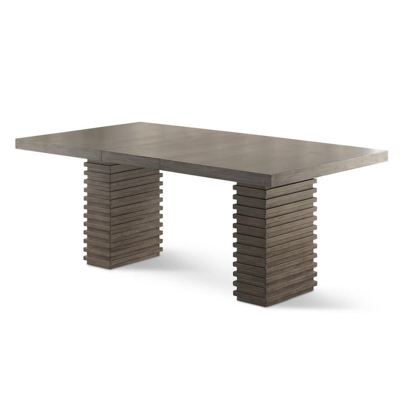 Steve Silver Furniture Mila Dining Table with Pedestal Base MI500TB/MI500TT IMAGE 1