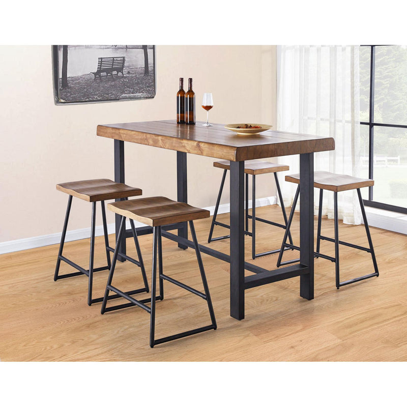 Steve Silver Furniture Landon Counter Height Dining Table with Trestle Base LD600PT IMAGE 4