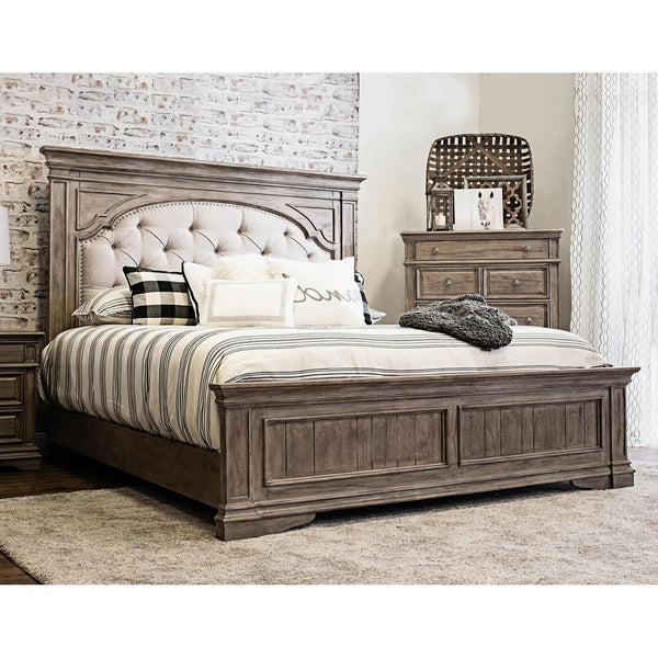 Steve Silver Furniture Highland Park King Upholstered Panel Bed HP900KFBD/HP900KHBD/HP900SRD IMAGE 1