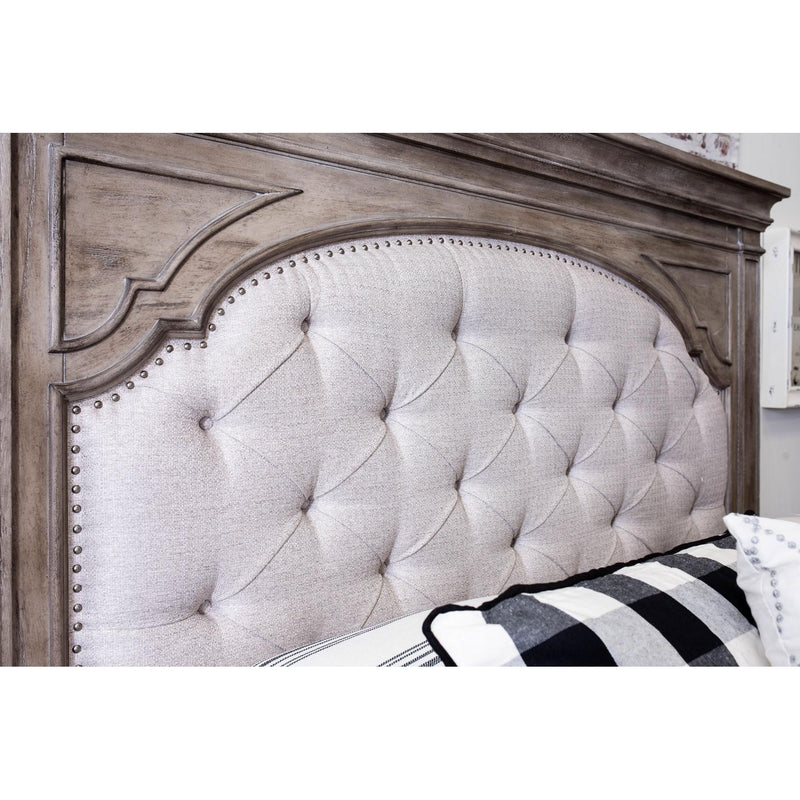 Steve Silver Furniture Highland Park King Upholstered Panel Bed HP900KFBD/HP900KHBD/HP900SRD IMAGE 2