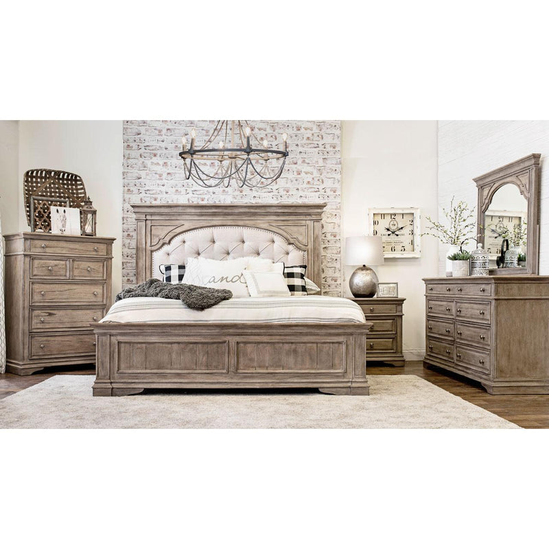 Steve Silver Furniture Highland Park King Upholstered Panel Bed HP900KFBD/HP900KHBD/HP900SRD IMAGE 5