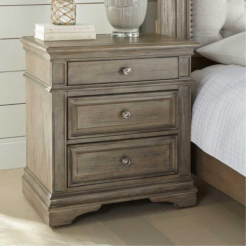 Steve Silver Furniture Highland Park 3-Drawer Nightstand HP900NSD IMAGE 1