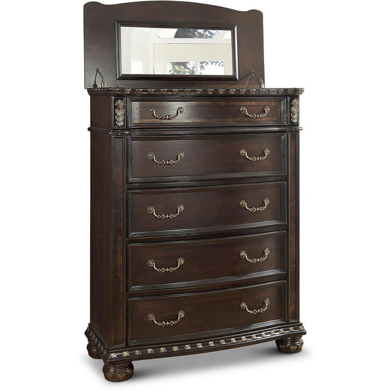 Steve Silver Furniture Monte Carlo 5-Drawer Chest RE163SS-131 IMAGE 2