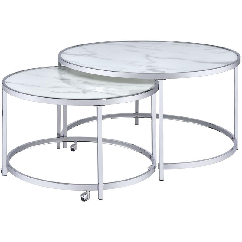 Steve Silver Furniture Rayne Nesting Tables RY300NCW IMAGE 1