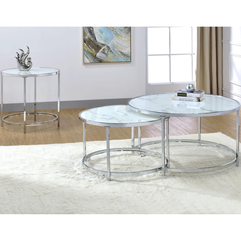 Steve Silver Furniture Rayne Nesting Tables RY300NCW IMAGE 2