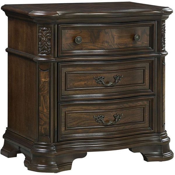 Steve Silver Furniture Royale 3-Drawer Nightstand RY900NS IMAGE 1